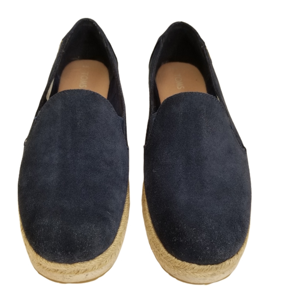 Toms Suede Slip On Espadrille